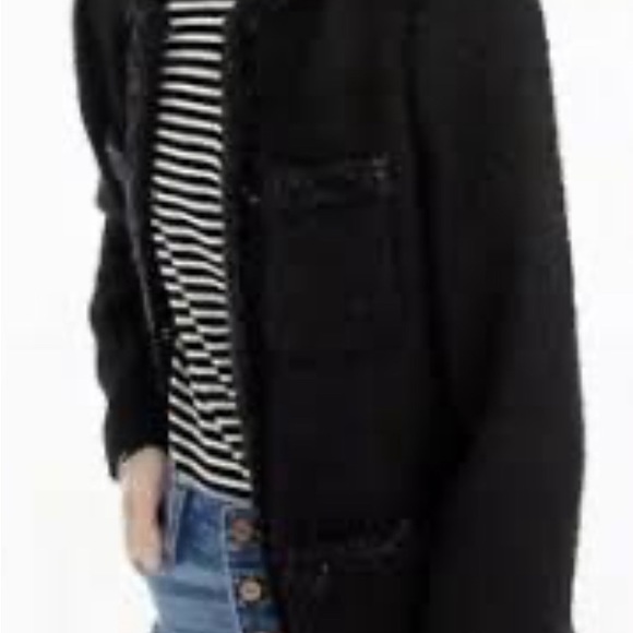 JCrew Tweed Black lady coat - Picture 5 of 11